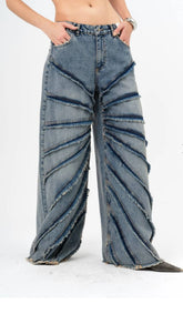 Voyant Sculpt Wide-Leg Denim