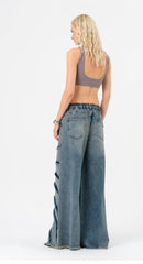 Voyant Sculpt Wide-Leg Denim