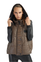 Urban Edge Quilted Hooded Vest