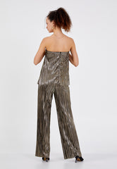 Elysian Glow Pleated Top