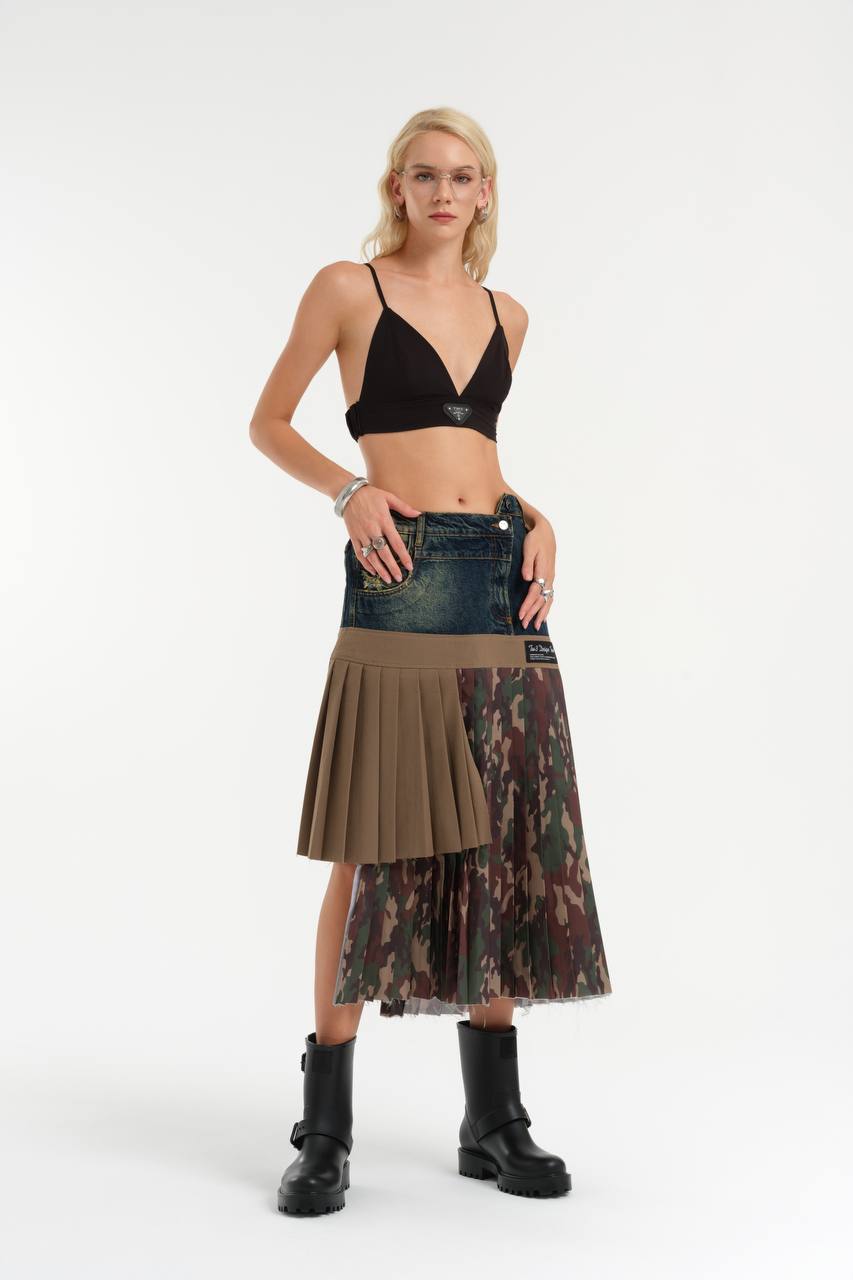 Camo Clash Skirt