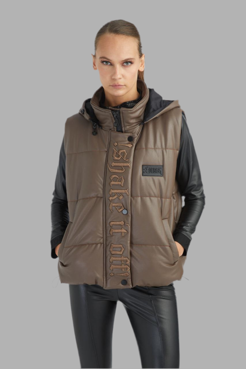 Urban Edge Quilted Hooded Vest