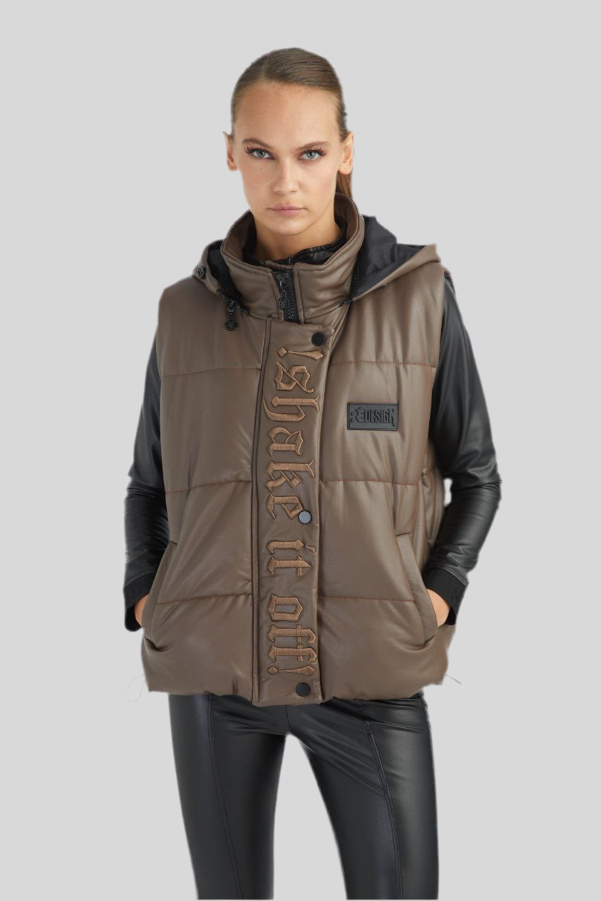 Urban Edge Quilted Hooded Vest