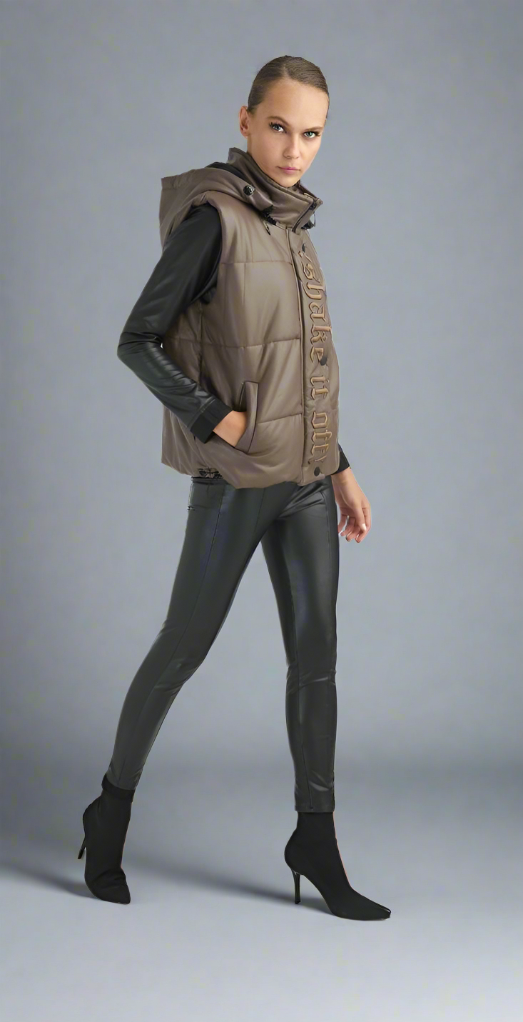 Urban Edge Quilted Hooded Vest
