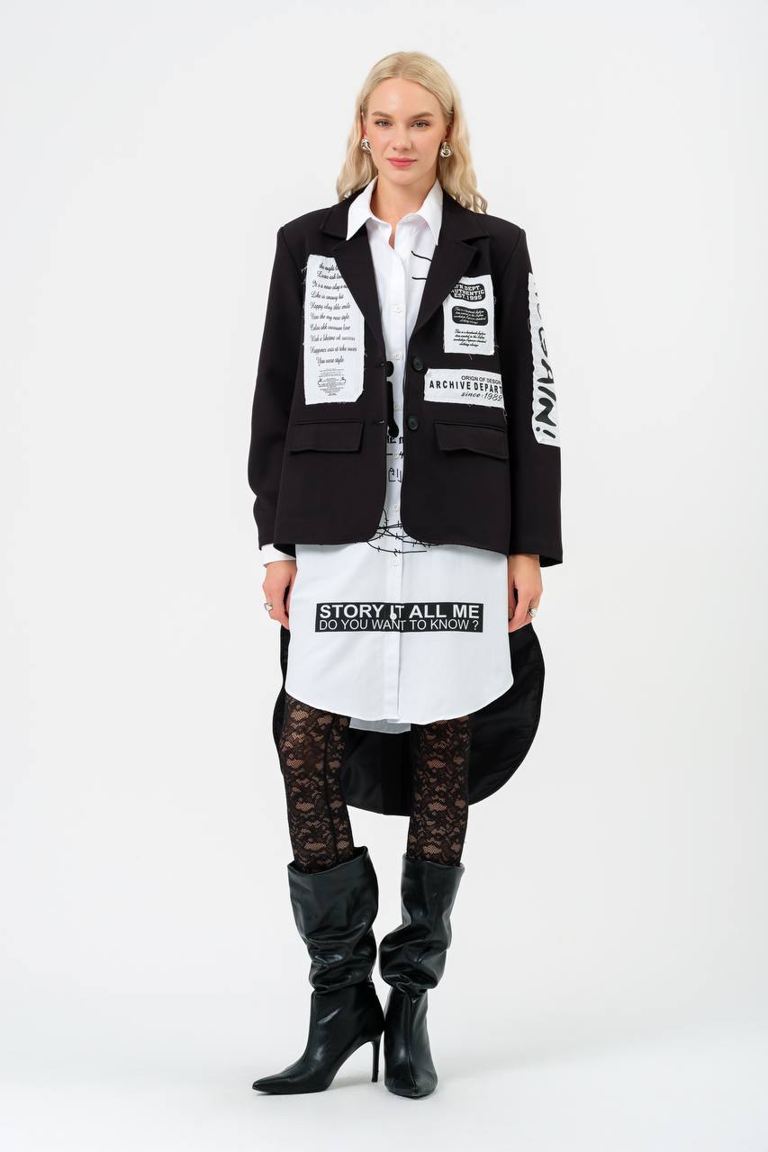 The Word Smith Blazer Set