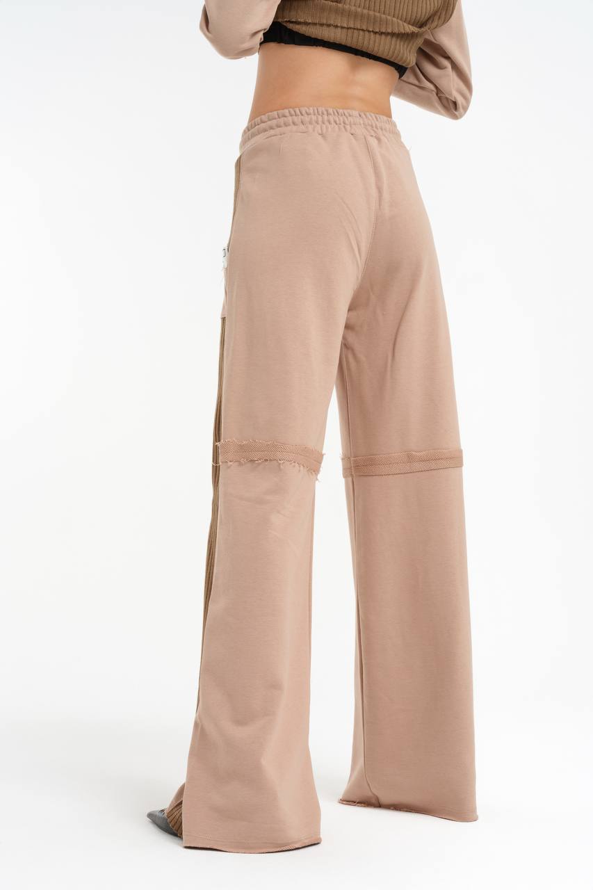 Rib and Raw Sweat Shirt & Pants Set