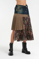 Camo Clash Skirt