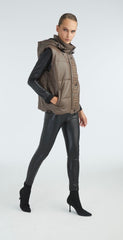 Urban Edge Quilted Hooded Vest