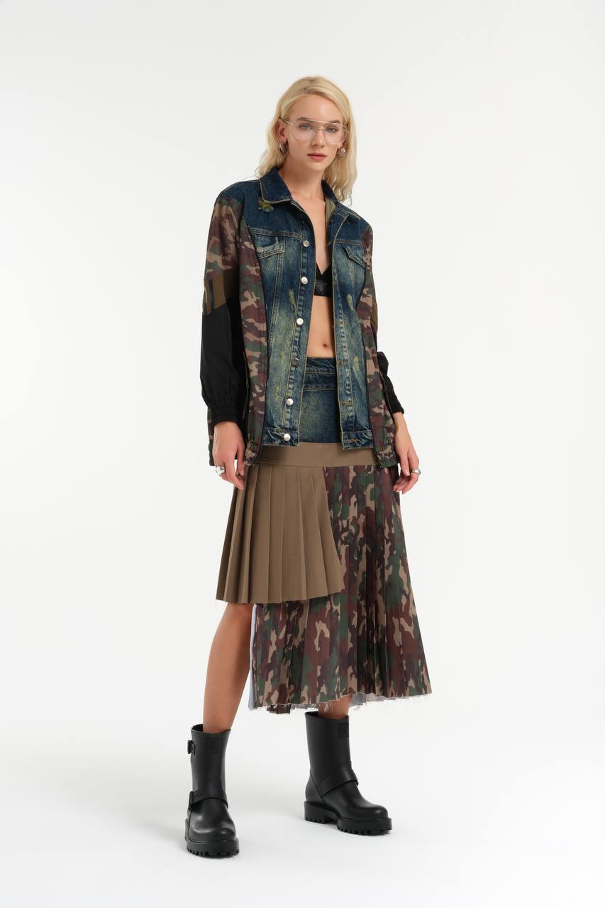 Camo Clash Skirt