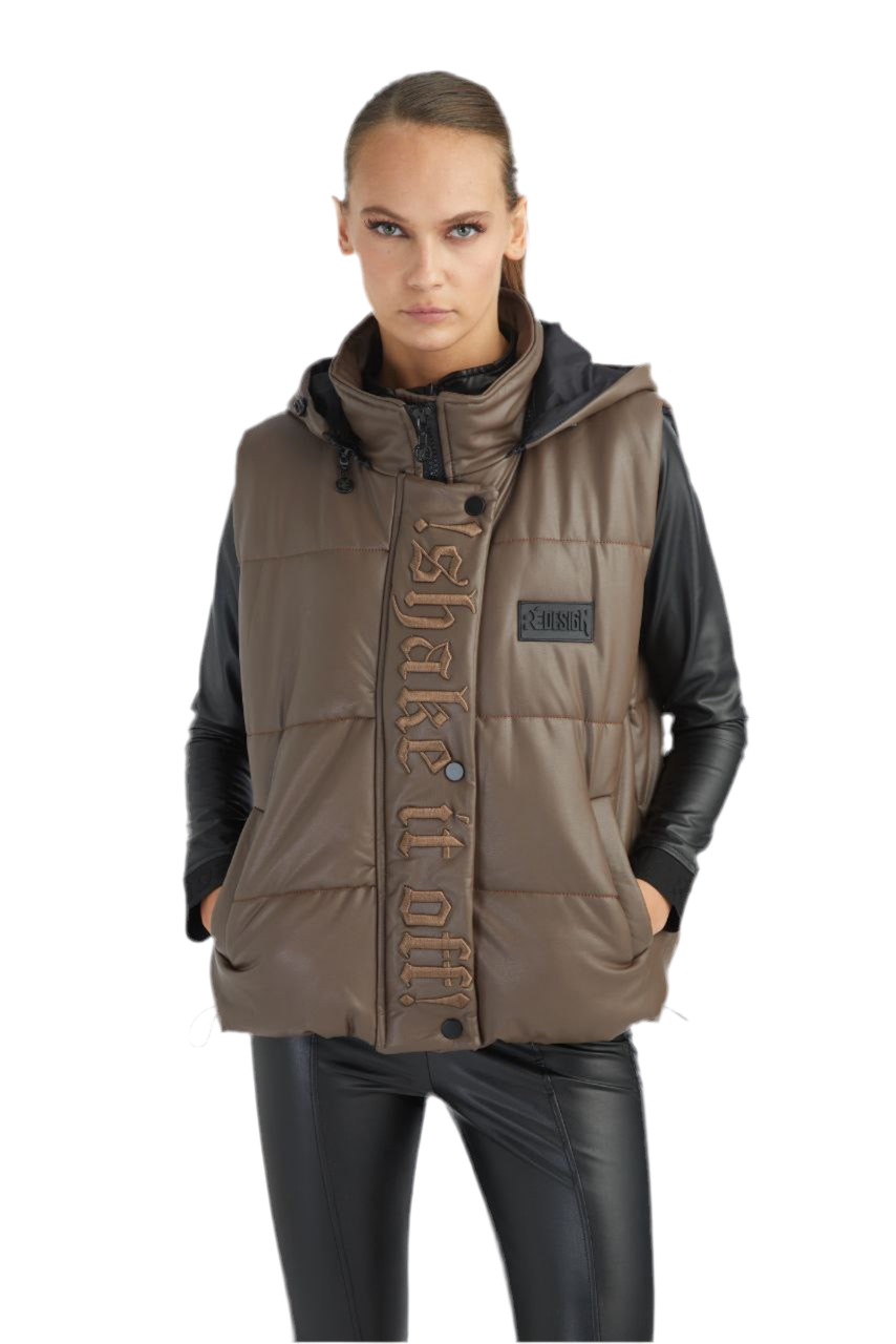 Urban Edge Quilted Hooded Vest
