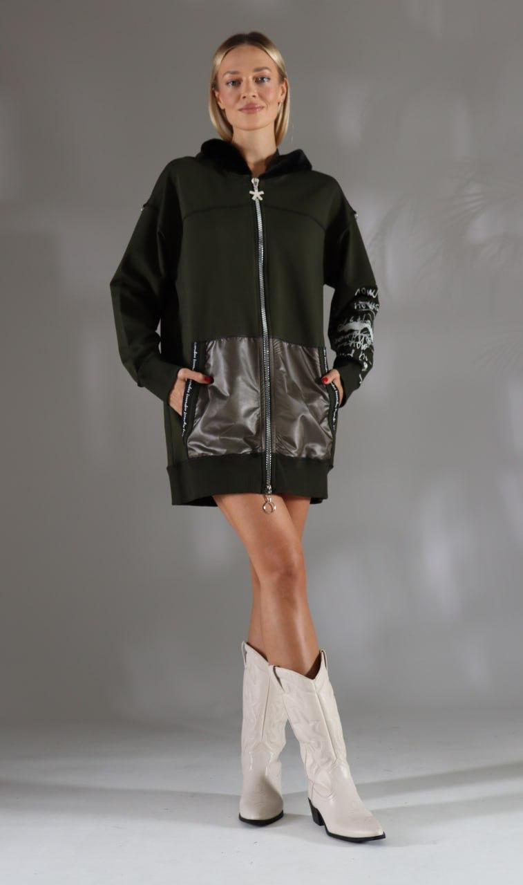 Women’s Oversized Hoodie Dress – Premium Cotton Blend Sweatshirt Dress | Tashelion