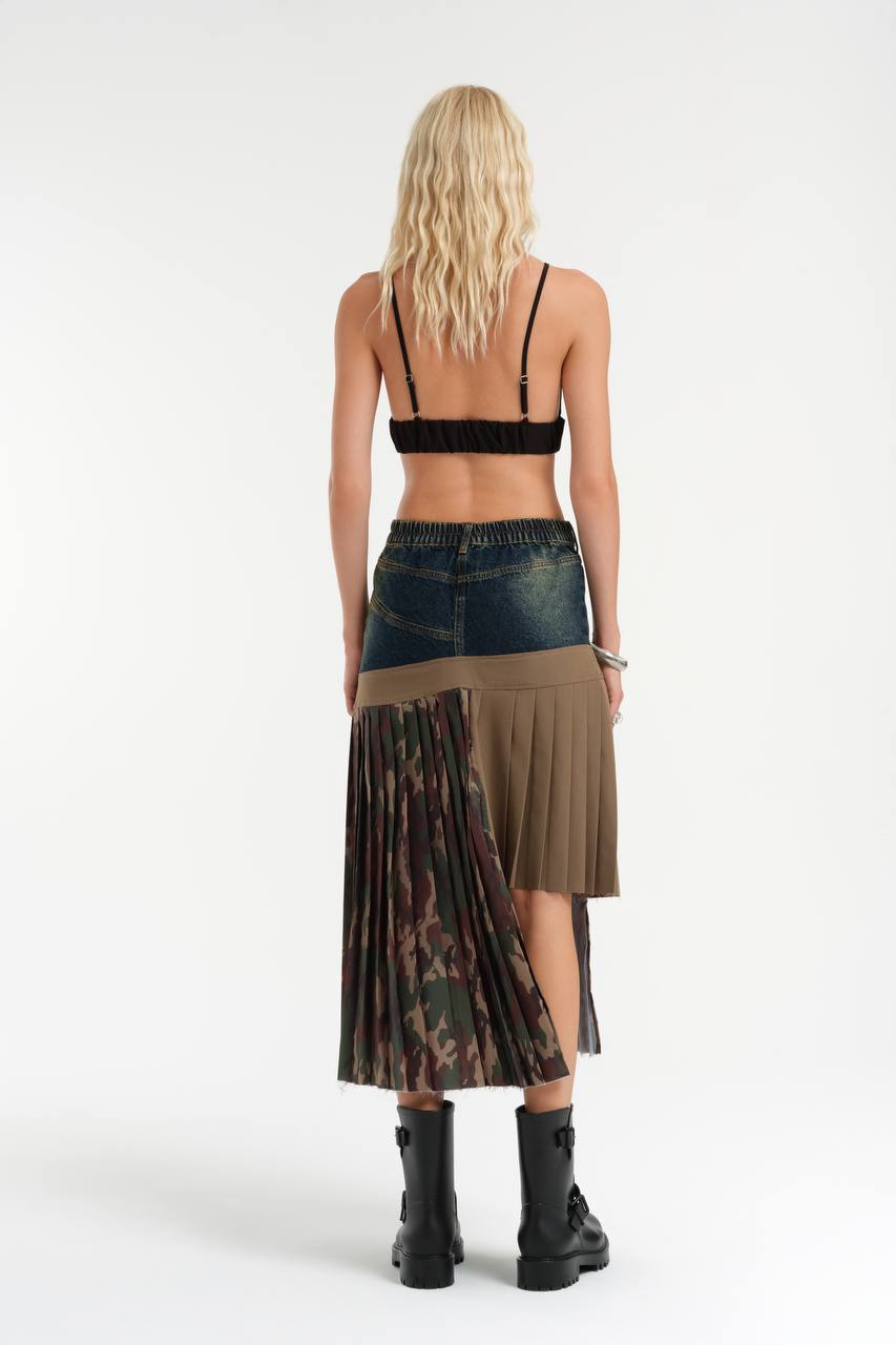 Camo Clash Skirt