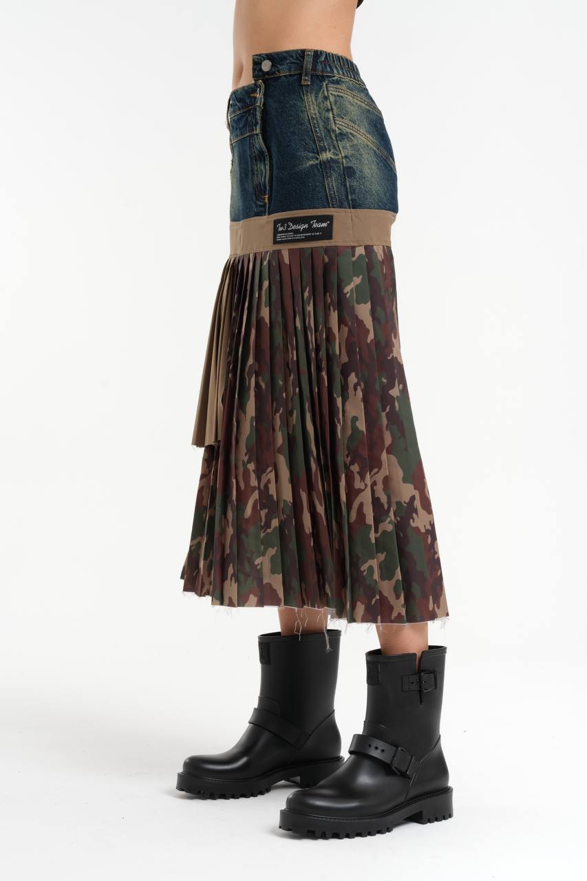 Camo Clash Skirt