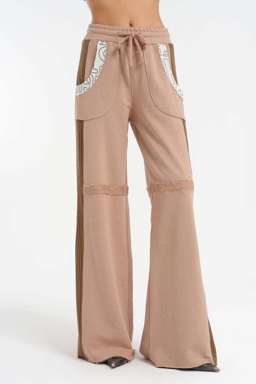 Rib and Raw Sweat Shirt & Pants Set