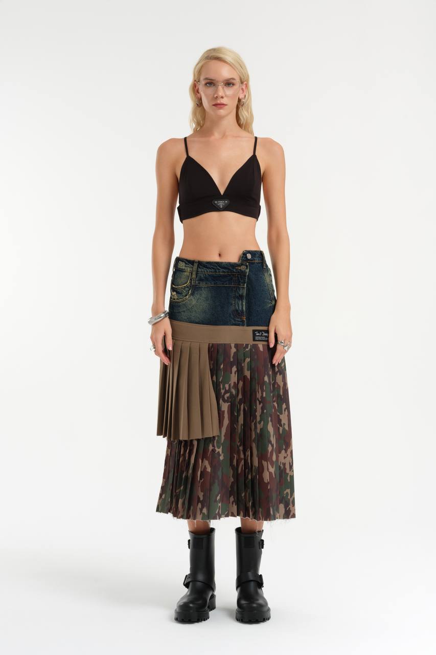 Camo Clash Skirt