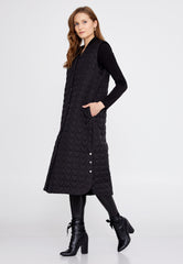 Noir Sophistiqué Quilted Vest